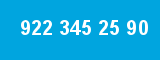 922 345 25 90
